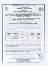 Miscellaneous Laboratory Equipment (Package No. 18, Lot-K-Item-2 Semi-Automatic Urine Analyzer), for Cancer Care Clinic of NSICT&R, Lahore - JIC, Lahore – MCH Bahawalnagar - Reconstruction of Lady Willington Hospital, Lahore.