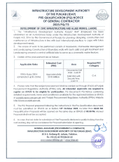 Development of Civic Infrastructure and Allied Works, Lahore