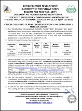 Pediatric Endoscopy Equipment (Package No. 06, Lot-B) for “Cancer Care Clinic of Nawaz Sharif Institute of Cancer Treatment & Research, Lahore