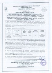 Laboratory Equipment (Package No. 18, Lot-F: Genetic Analyzer)  for 