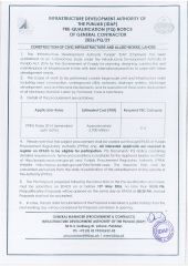 Construction of Civic Infrastructure and Allied Works, Lahore (2026/PQ/29)