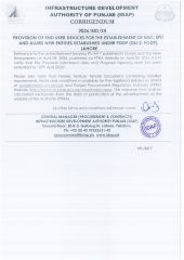 Provision of End User Devices for the Establishment of EMC, EPD and Allied New Entities Established under PGDP (DLI-2, PGDP), Lahore (2026/BID/24)