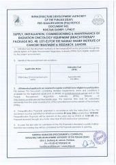 Radiation Oncology Equipment (Brachytherapy- Package No. 40, Lot-E)   for 