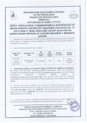 Miscellaneous Laboratory Equipment (Package No. 19, Lot-K-ltem-2, Urine Analyzer) for  