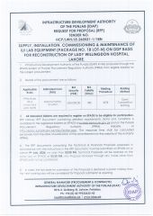 IUI Lab Equipment (Package No. 18 Lot-N) for 